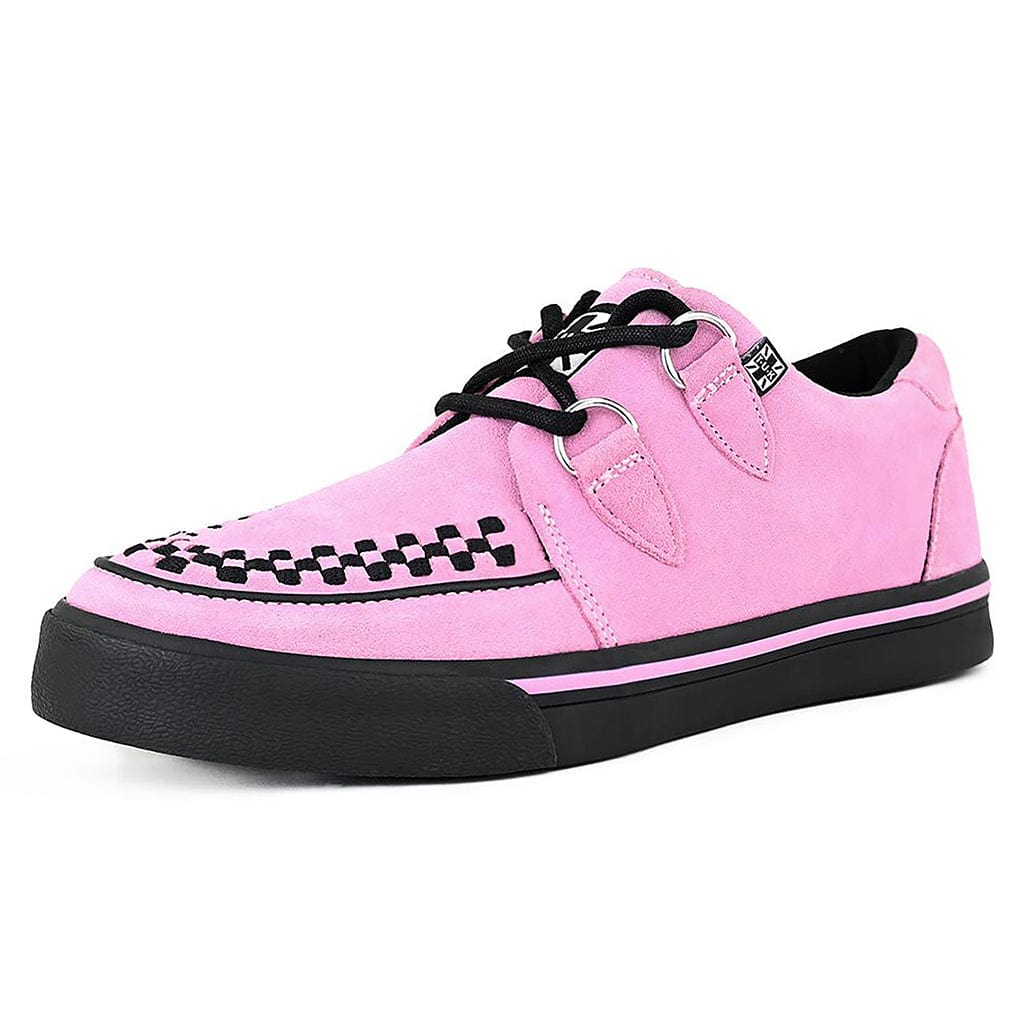 TUK Shoes Creeper Sneaker Pink Suede