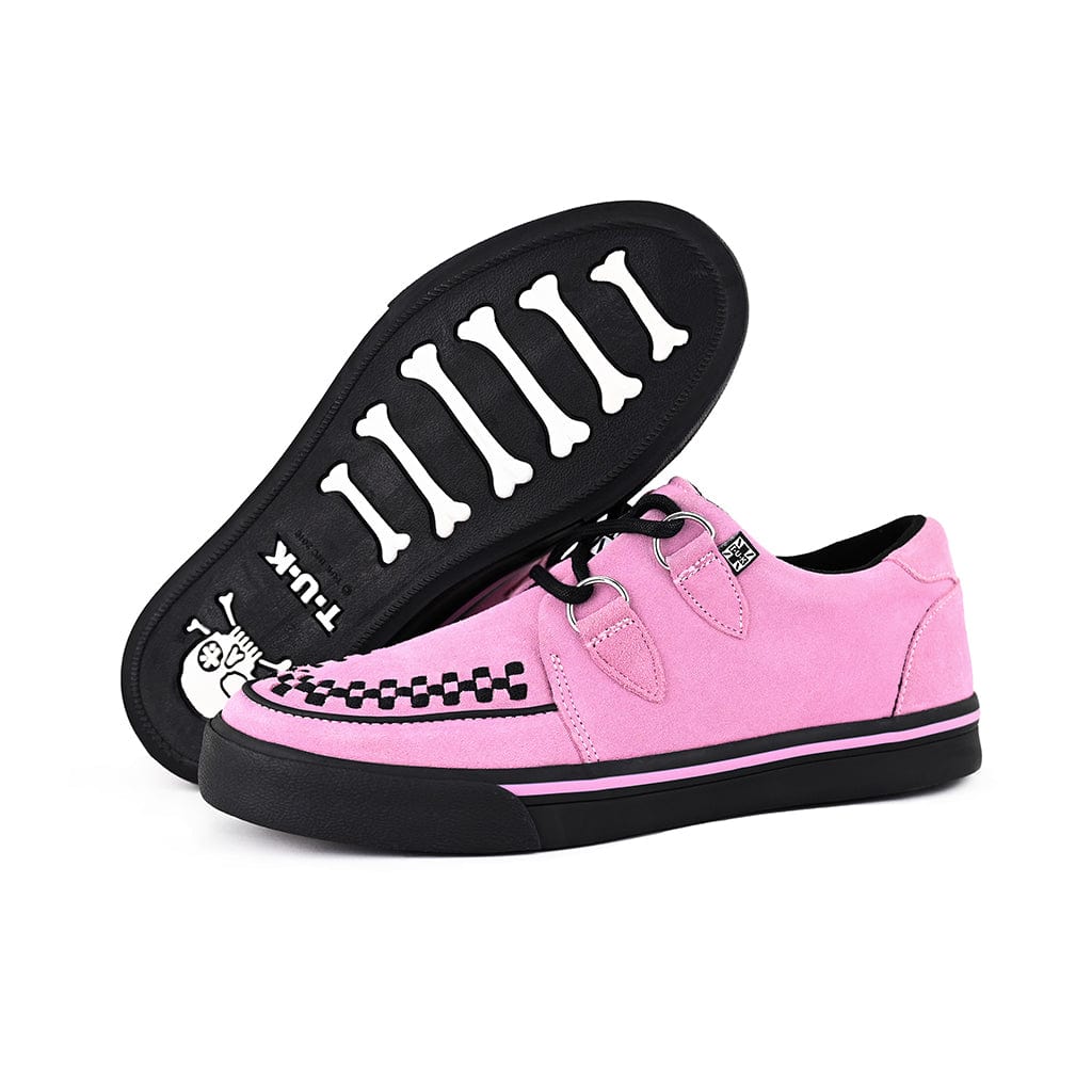 TUK Shoes Creeper Sneaker Pink Suede