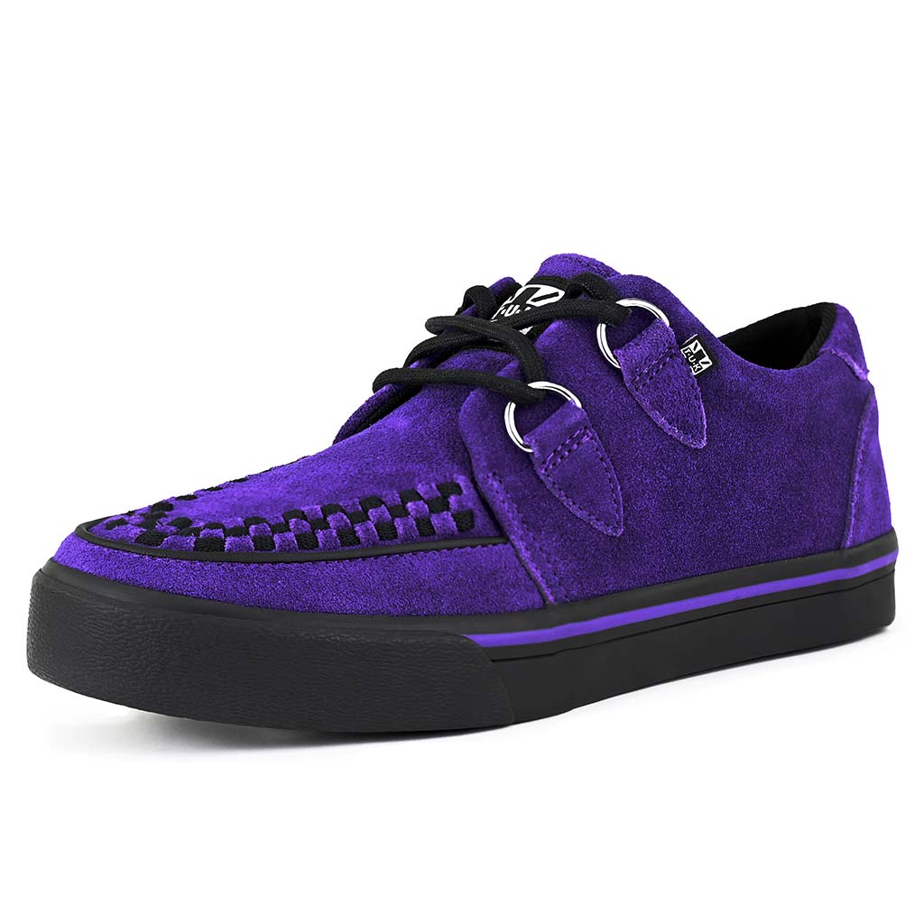 TUK Shoes Creeper Sneaker Purple Suede