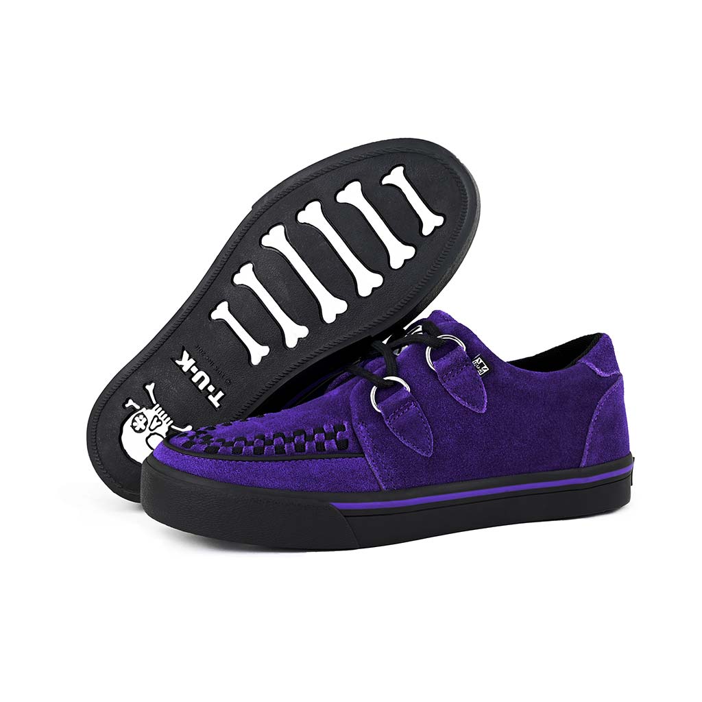 TUK Shoes Creeper Sneaker Purple Suede