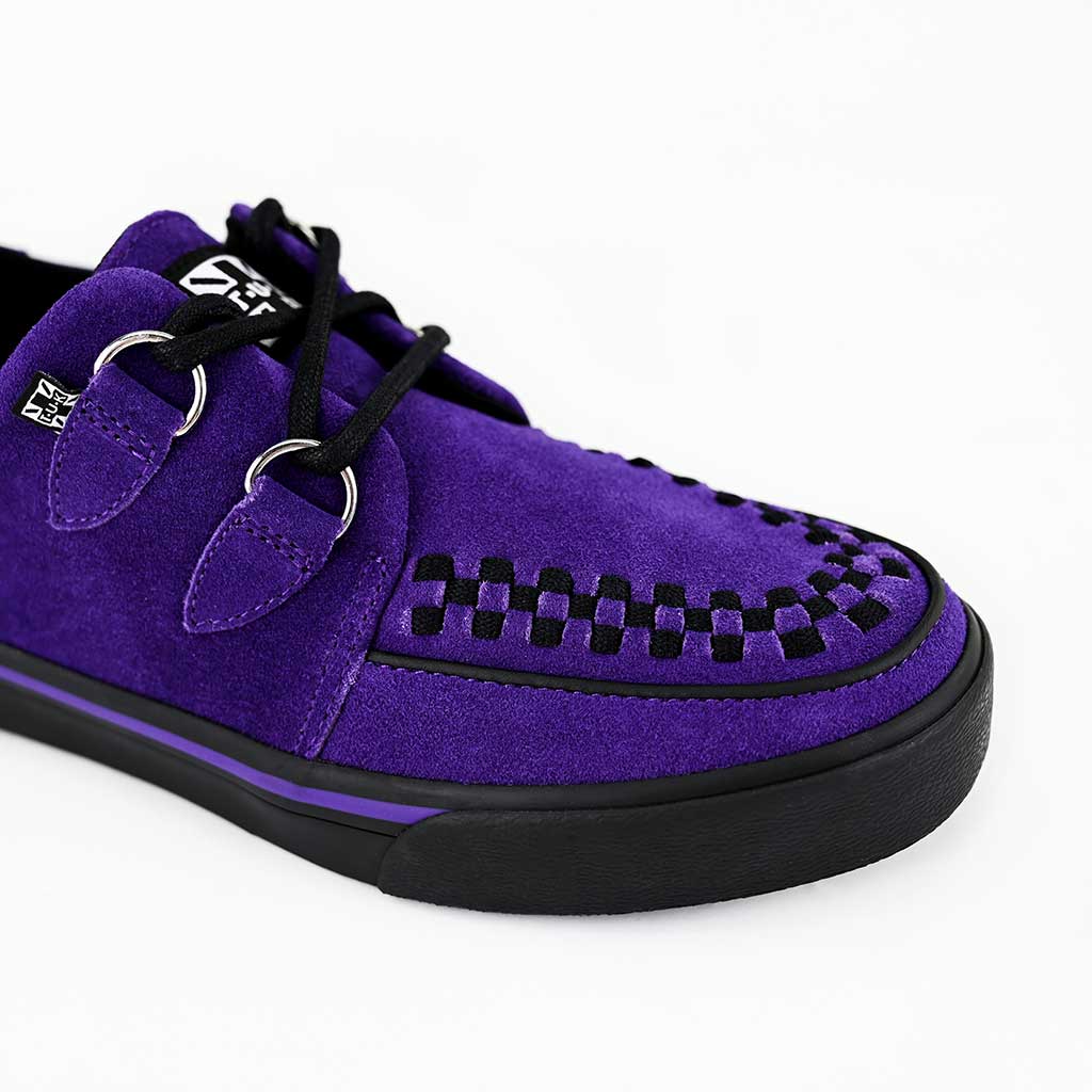 TUK Shoes Creeper Sneaker Purple Suede