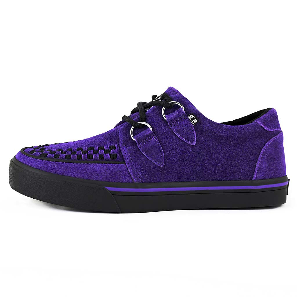 TUK Shoes Creeper Sneaker Purple Suede