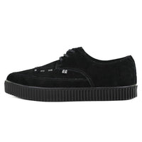 Pointed Creeper Sneaker Black Suede