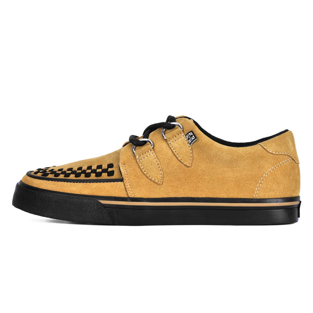 TUK Shoes Creeper Sneaker Mustard Suede