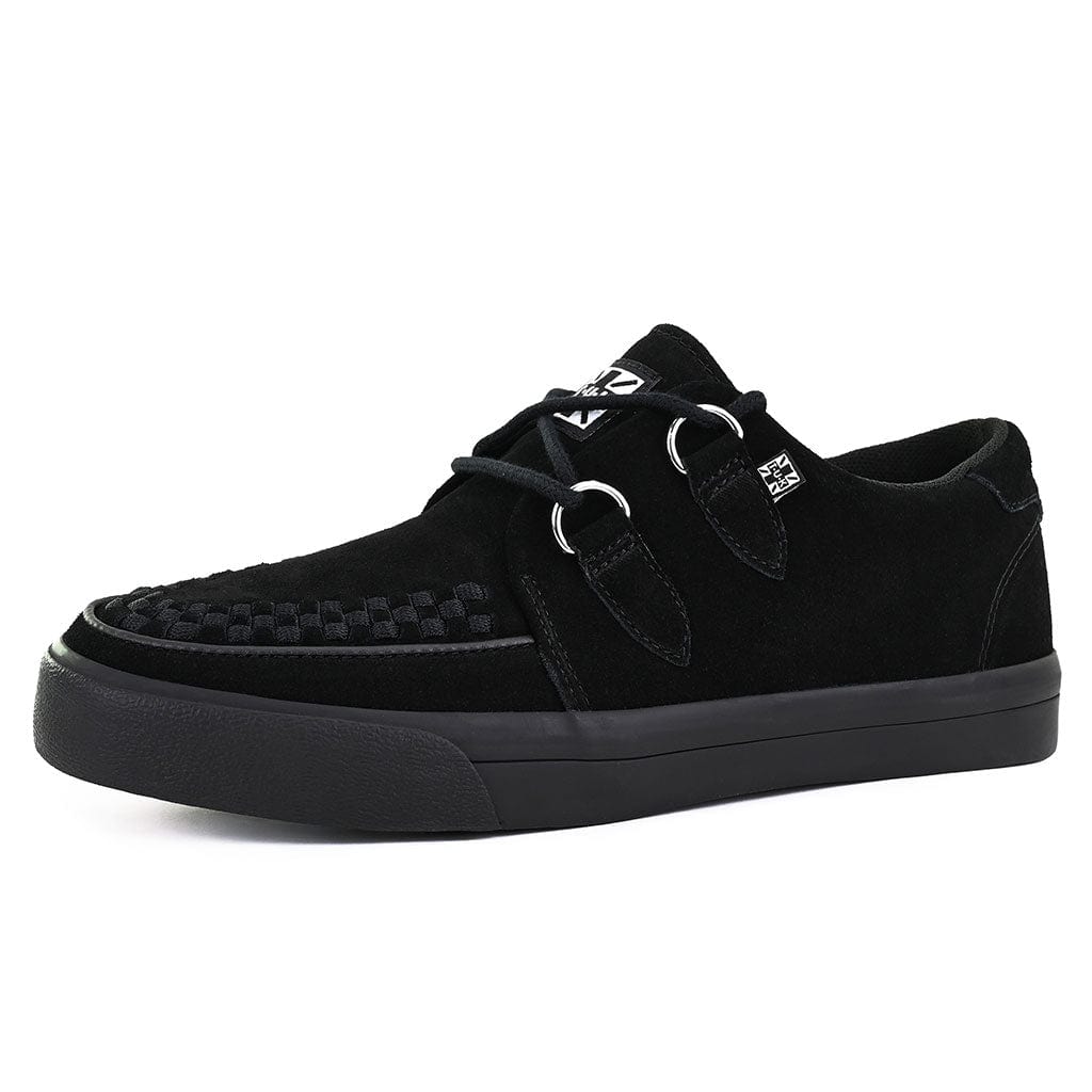 TUK Shoes Creeper Sneaker Black Suede