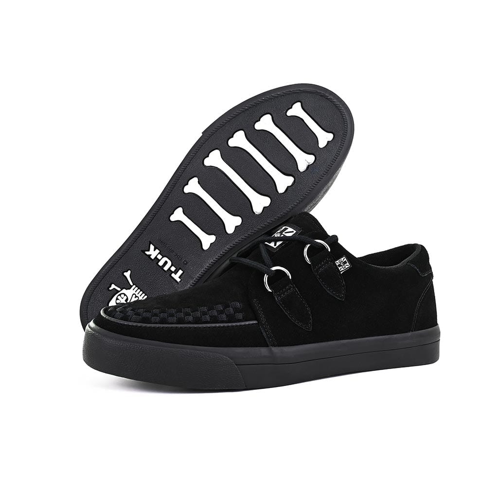 TUK Shoes Creeper Sneaker Black Suede