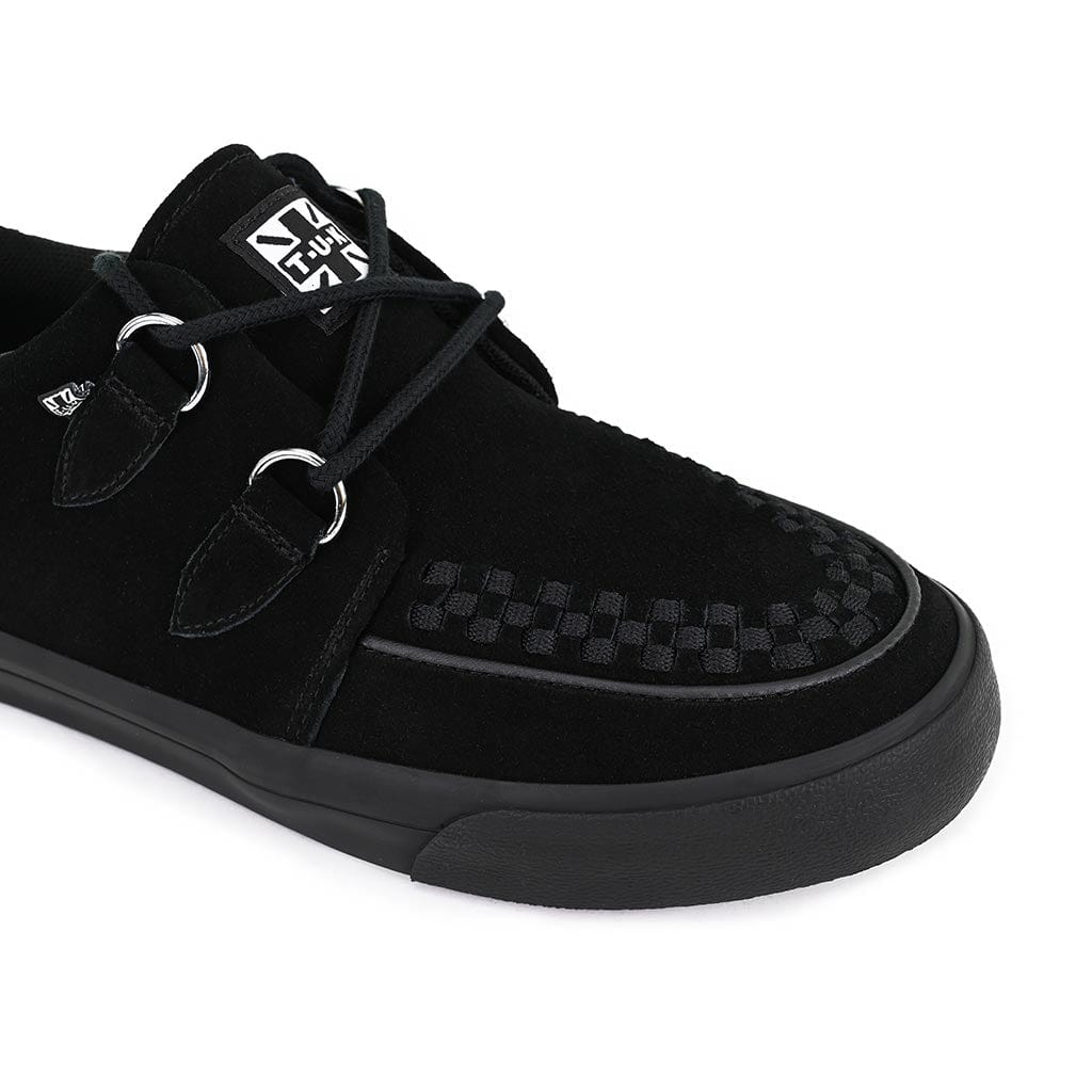 TUK Shoes Creeper Sneaker Black Suede