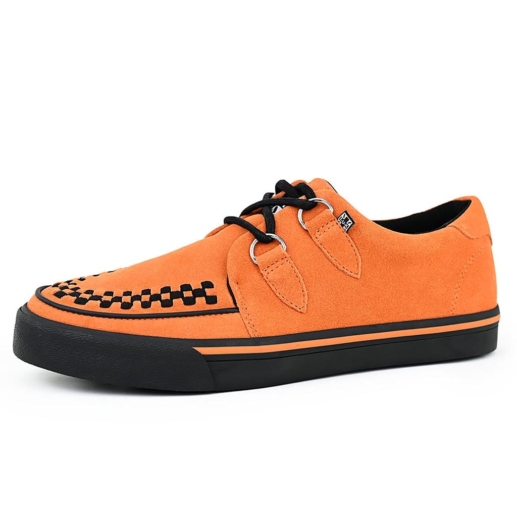 TUK Shoes Creeper Sneaker Burnt Orange Suede