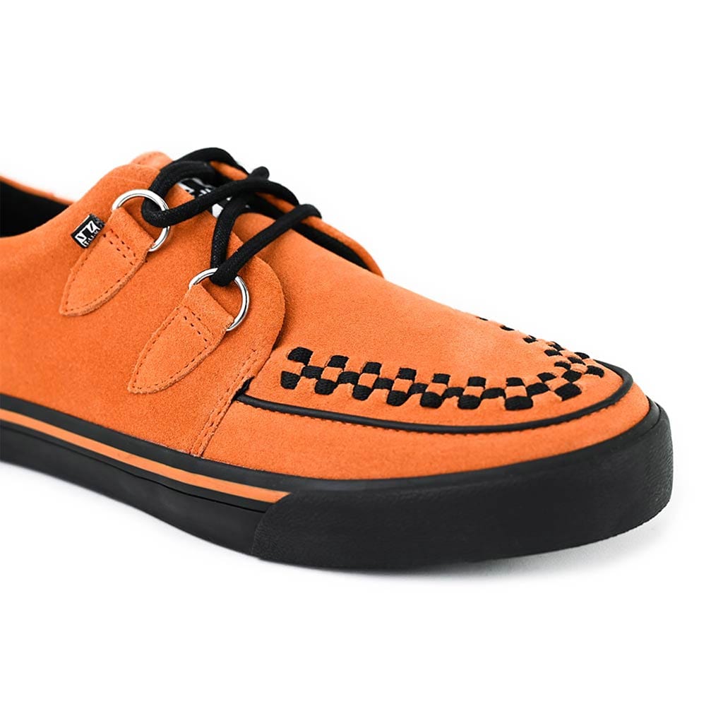 TUK Shoes Creeper Sneaker Burnt Orange Suede