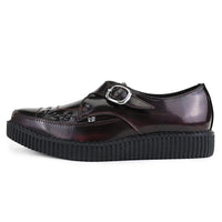 Pointed Creeper Monk Buckle Burgundy TUKskin™