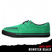 Creeper Sneaker Green Suede