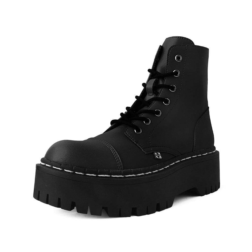 TUK Shoes Double Decker 7-Eye Boot Black TUKskin™