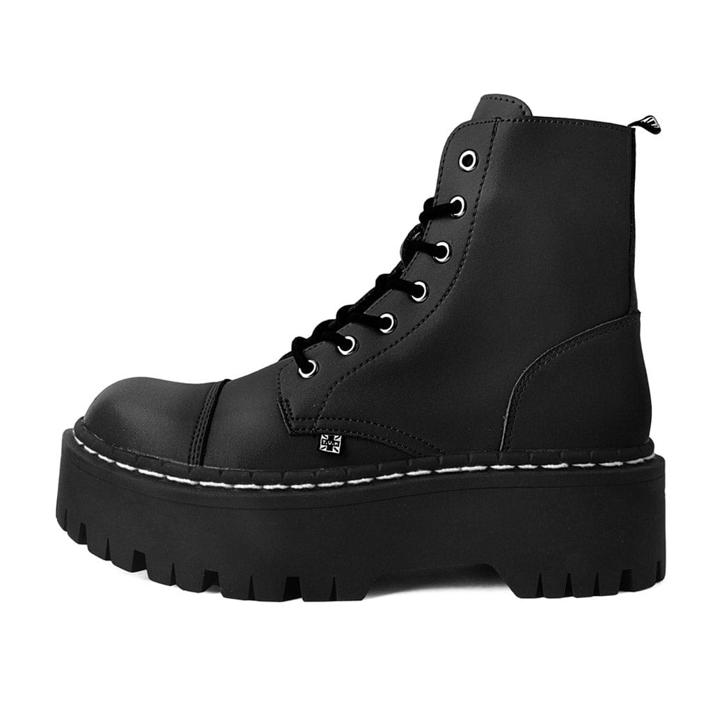 TUK Shoes Double Decker 7-Eye Boot Black TUKskin™