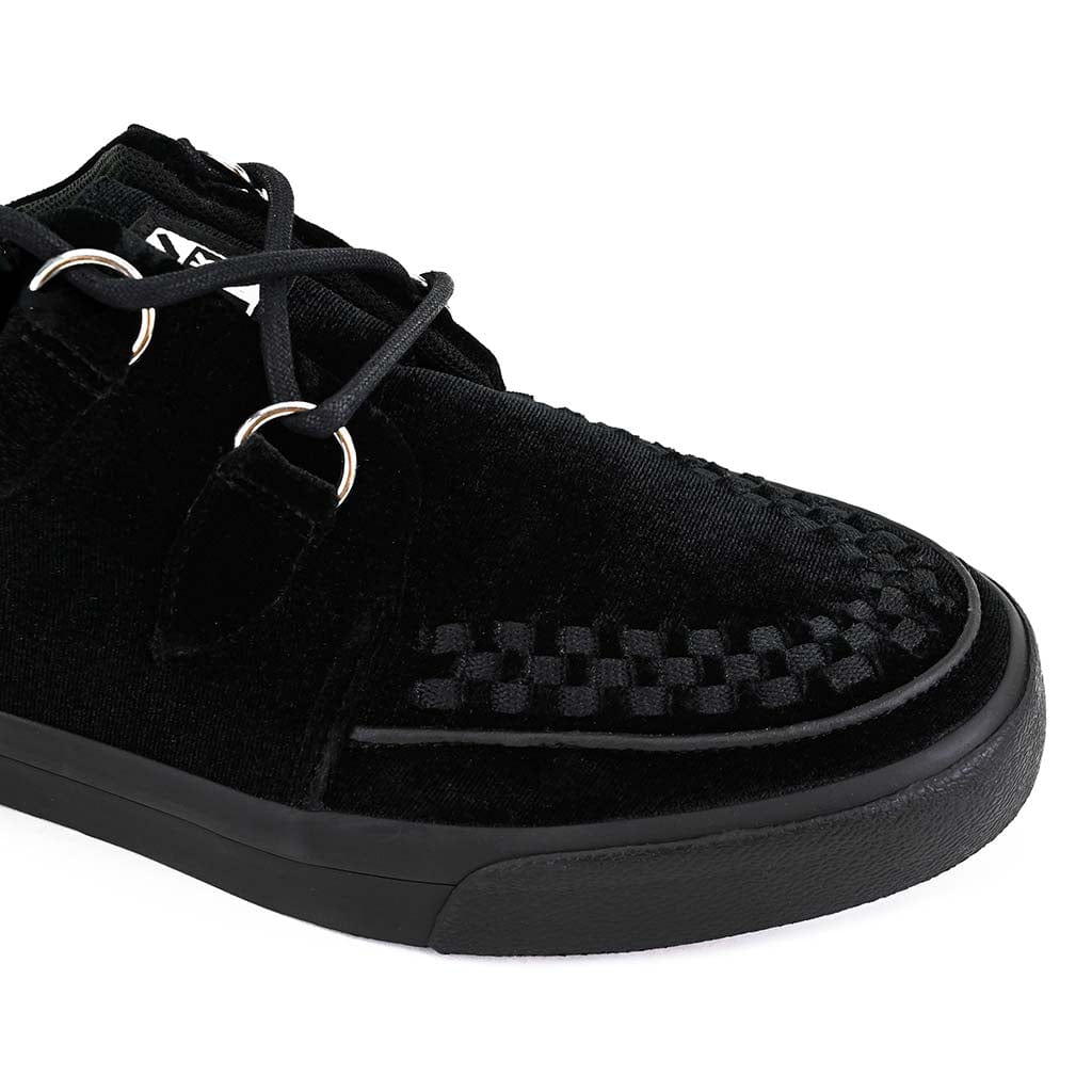 TUK Shoes Creeper Sneaker Black Velvet