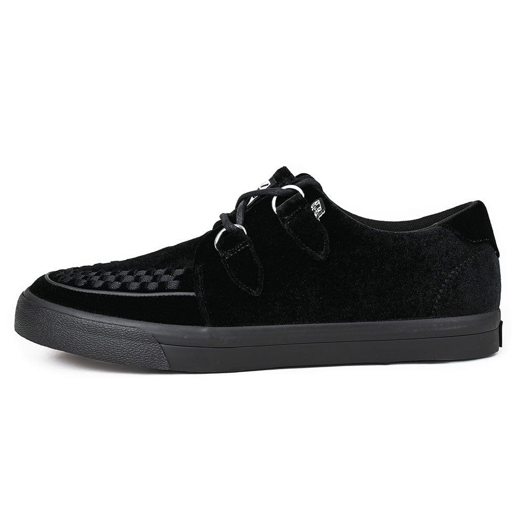 TUK Shoes Creeper Sneaker Black Velvet