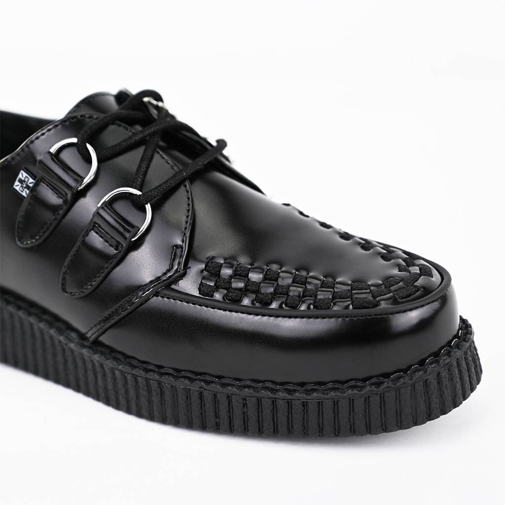 TUK Shoes Viva Low Creeper Black Leather