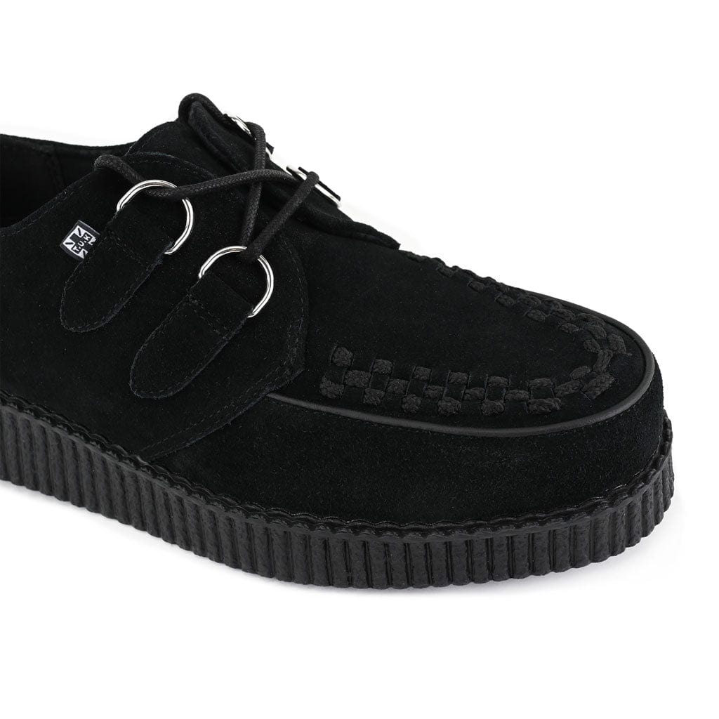 TUK Shoes Viva Low Creeper Black Suede