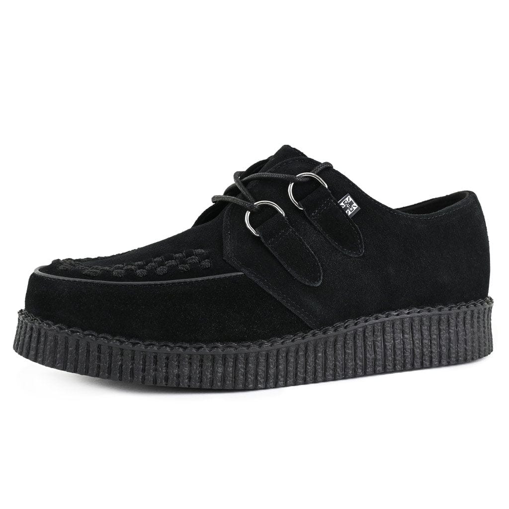 TUK Shoes Viva Low Creeper Black Suede