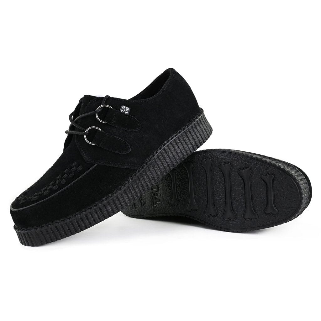 TUK Shoes Viva Low Creeper Black Suede