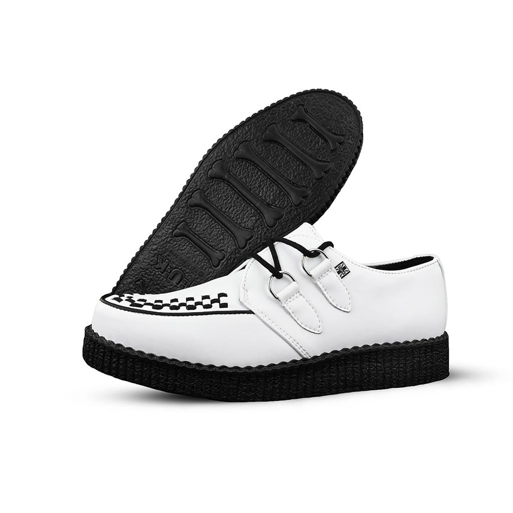 TUK Shoes Viva Low Creeper White TUKskin™