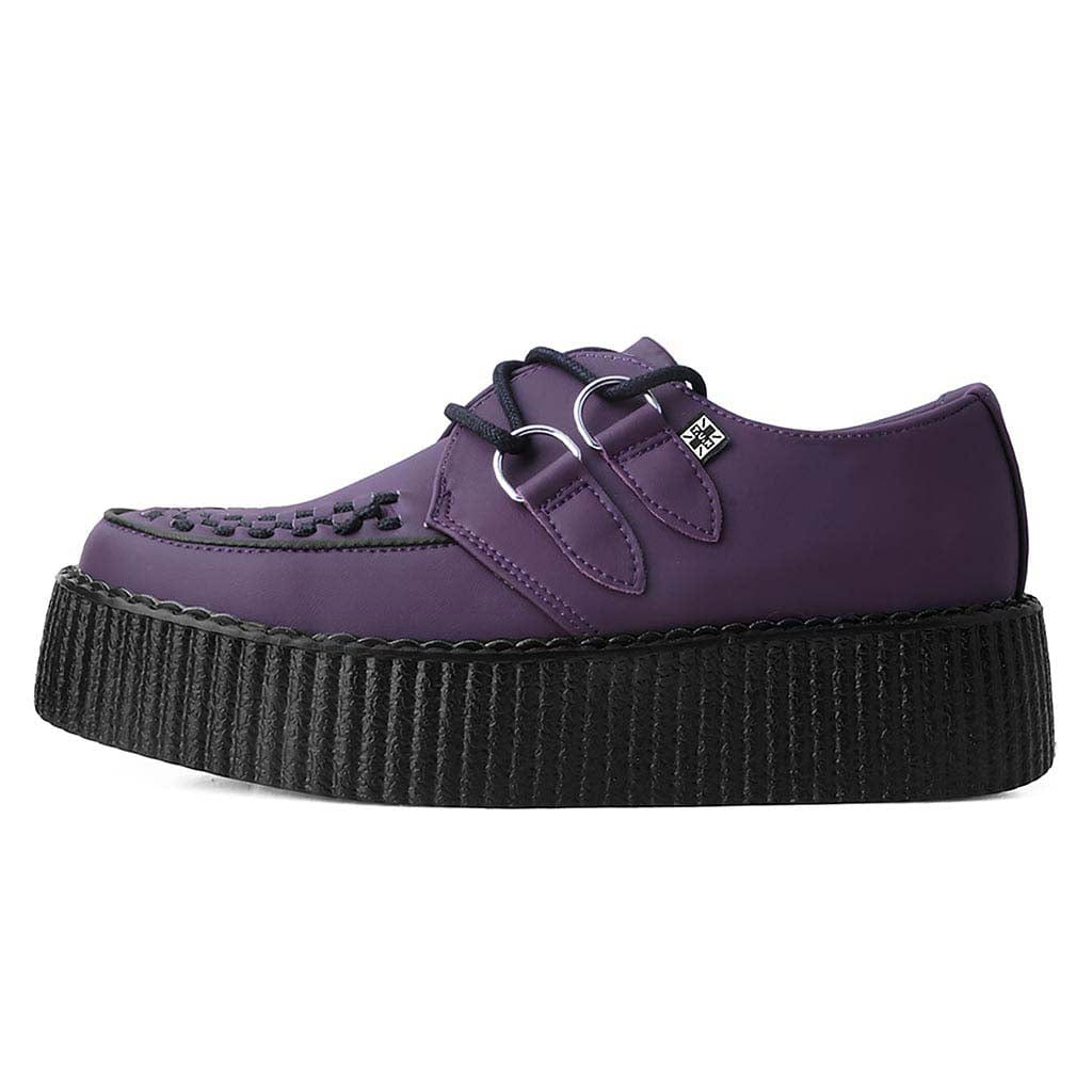 TUK Shoes Viva High Creeper Purple Vegan TUKskin™