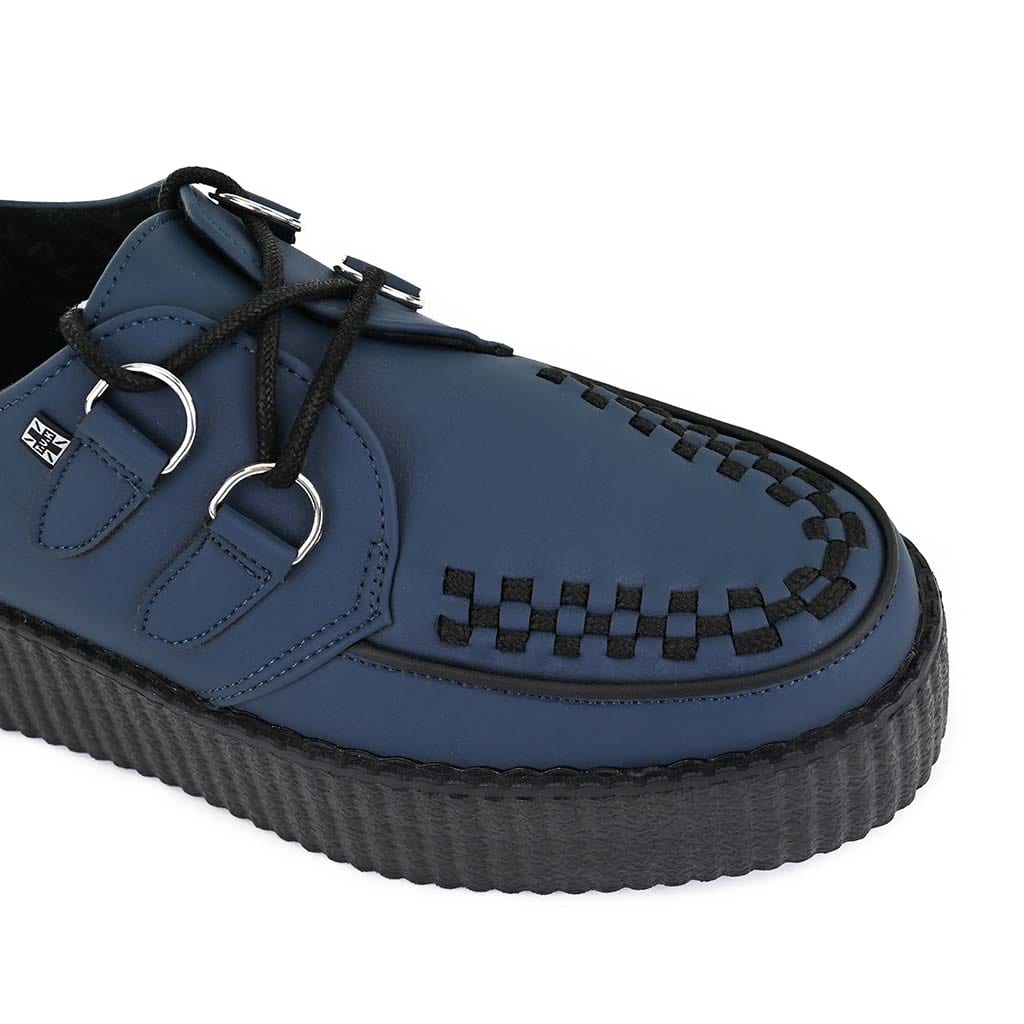 TUK Shoes Viva High Creeper Night Blue Vegan TUKskin™