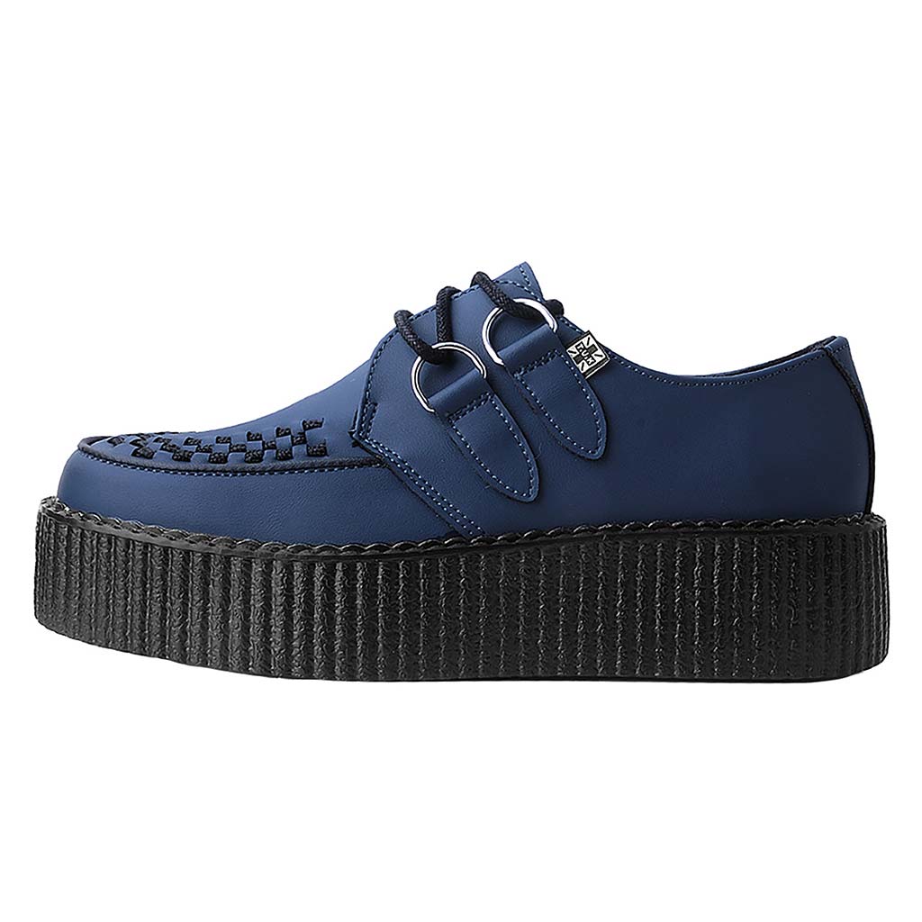 TUK Shoes Viva High Creeper Night Blue Vegan TUKskin™