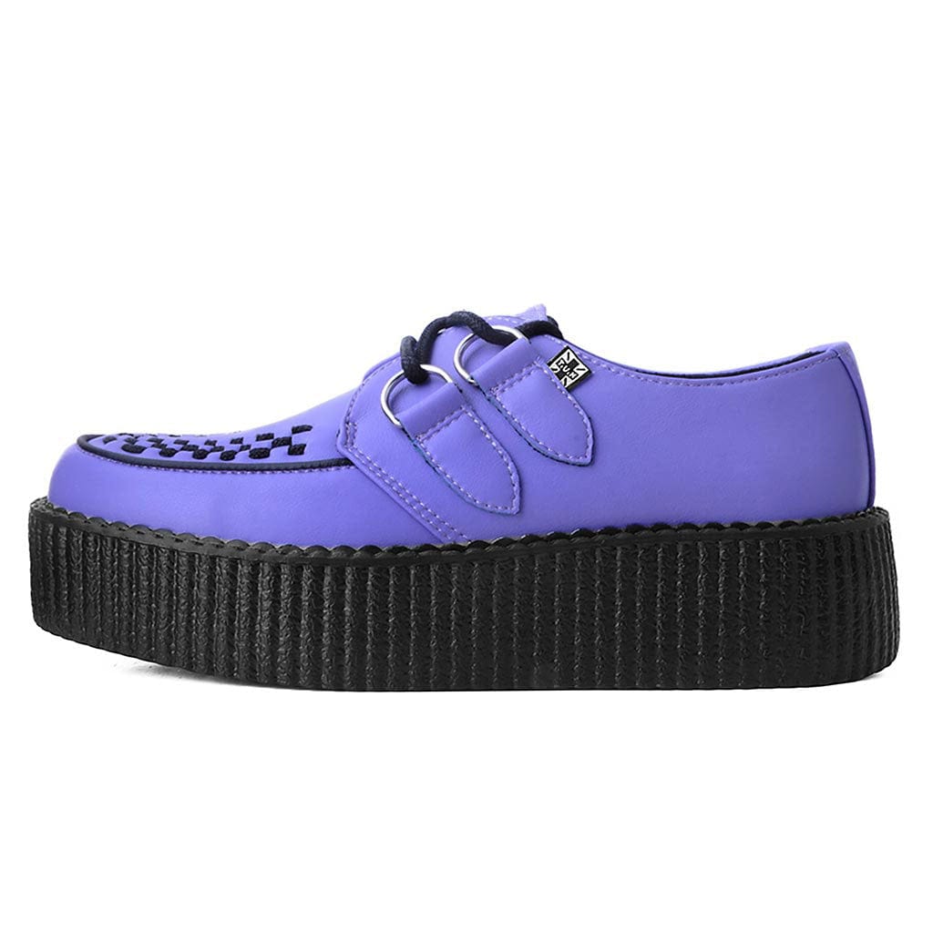 TUK Shoes Viva High Creeper Violet Vegan TUKskin™