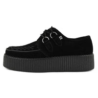 Viva High Creeper Black Suede