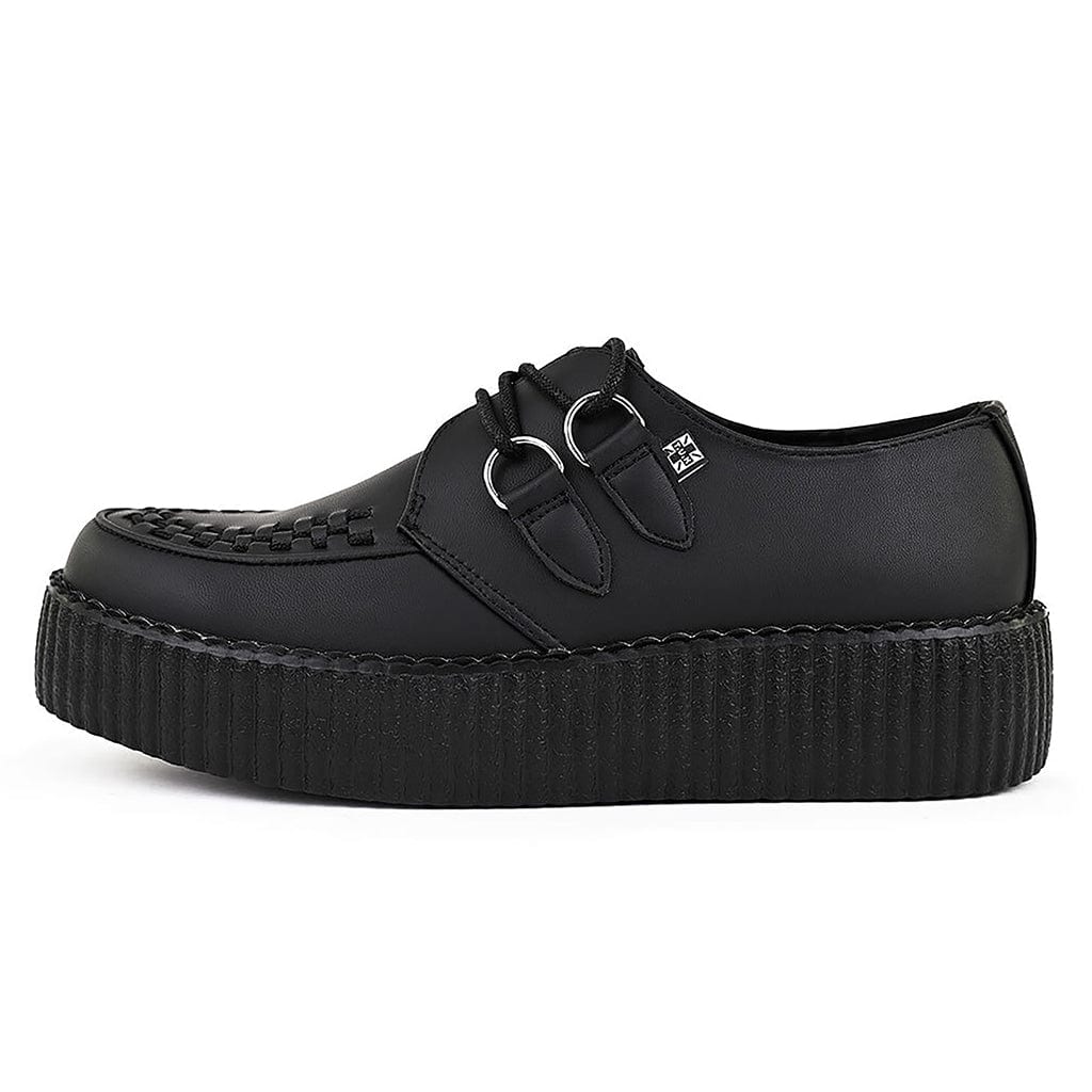 TUK Shoes Viva High Creeper Black Vegan TUKskin™