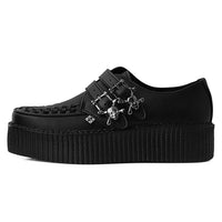 Viva High Creeper Black 2 Strap Skull TUKskin™