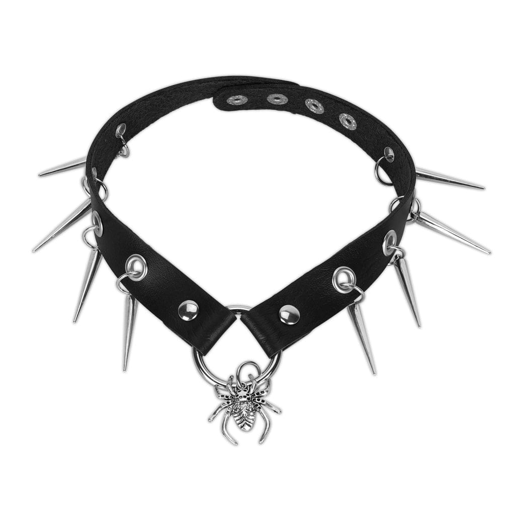 TUK Shoes Spider Charm Vegan Choker