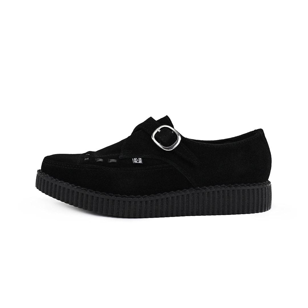 TUK Shoes Pointed Creeper Black Suede