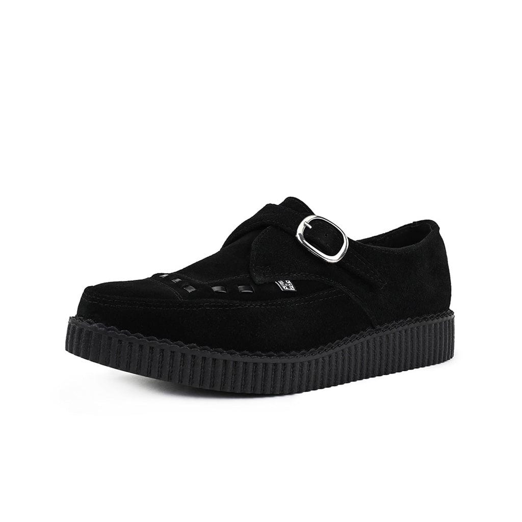 TUK Shoes Pointed Creeper Black Suede