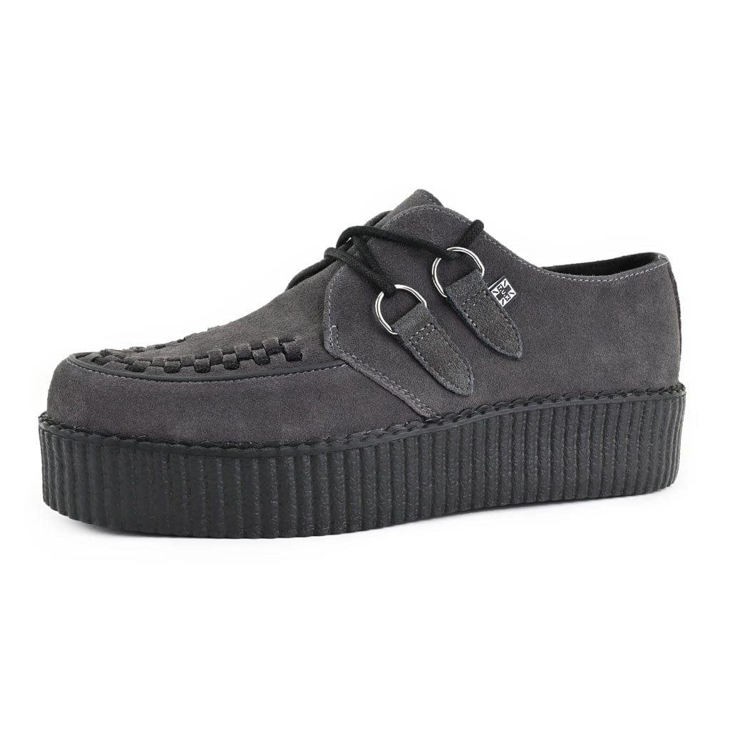 TUK Shoes Viva High Creeper Charcoal Suede