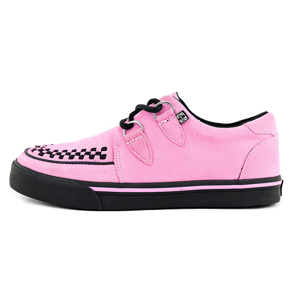 TUK Shoes Creeper Sneaker Pink Suede