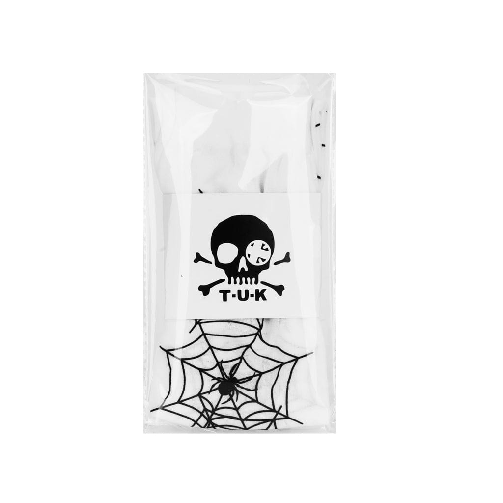 TUK Shoes White Spider Thigh High Sock