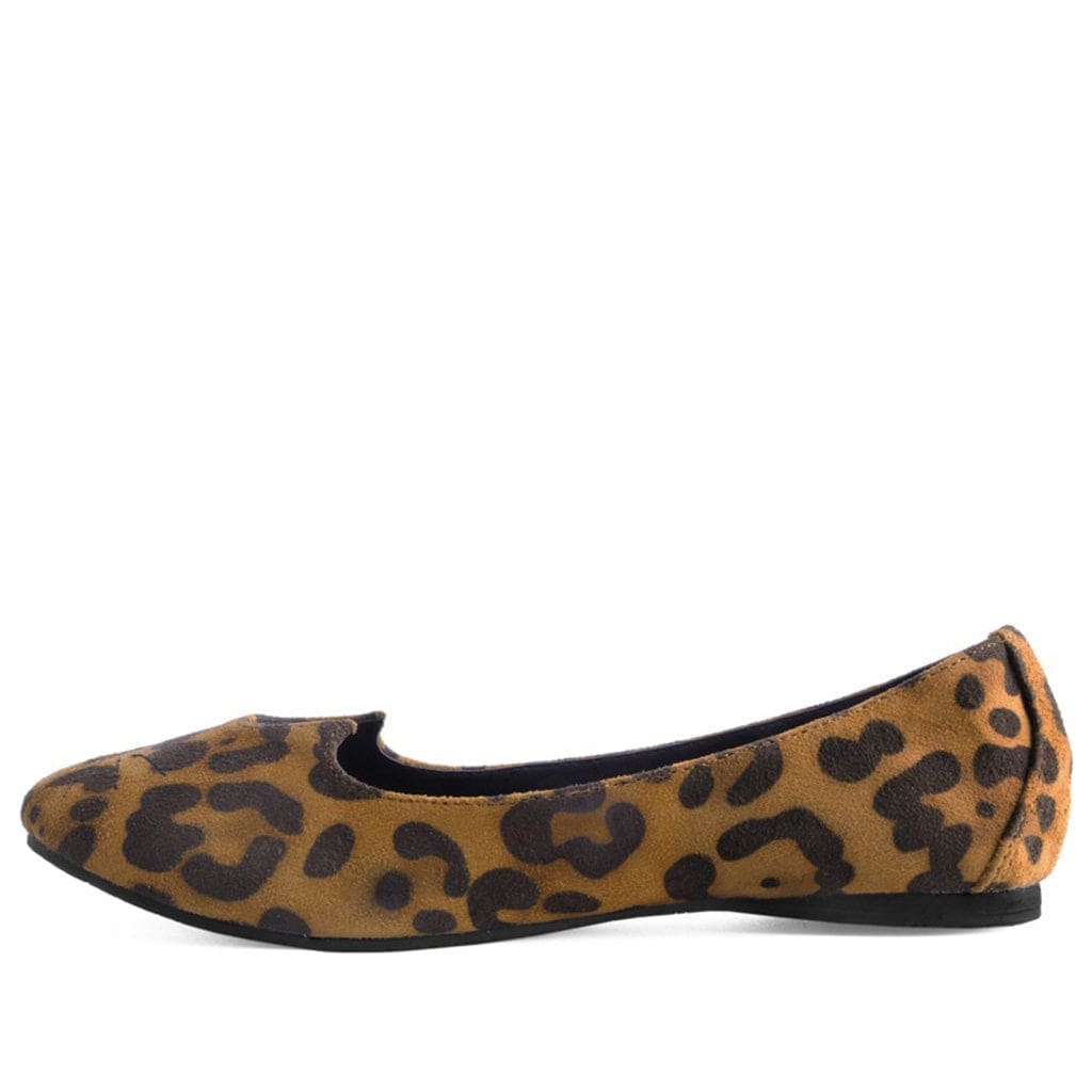 Kitty Character Flats Leopard Print – T.U.K. Shoes
