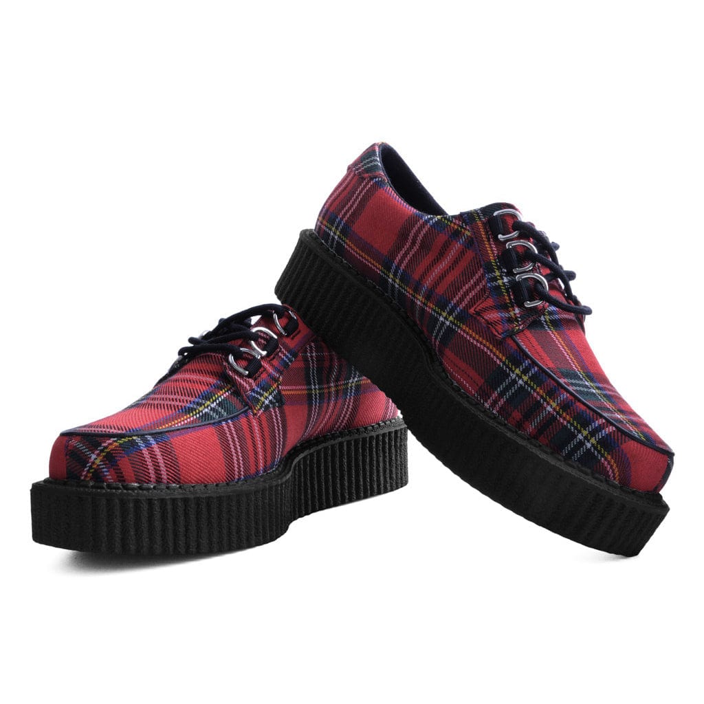 TUK Shoes Anarchic Creeper Tartan