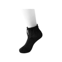 Ankle Socks Black Lolita Womens